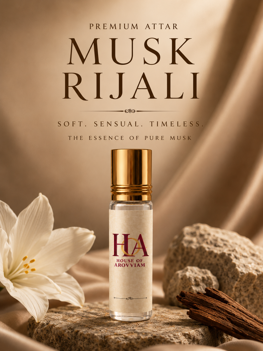 Musk Rijali Attar 8ml by House of Arovviam
