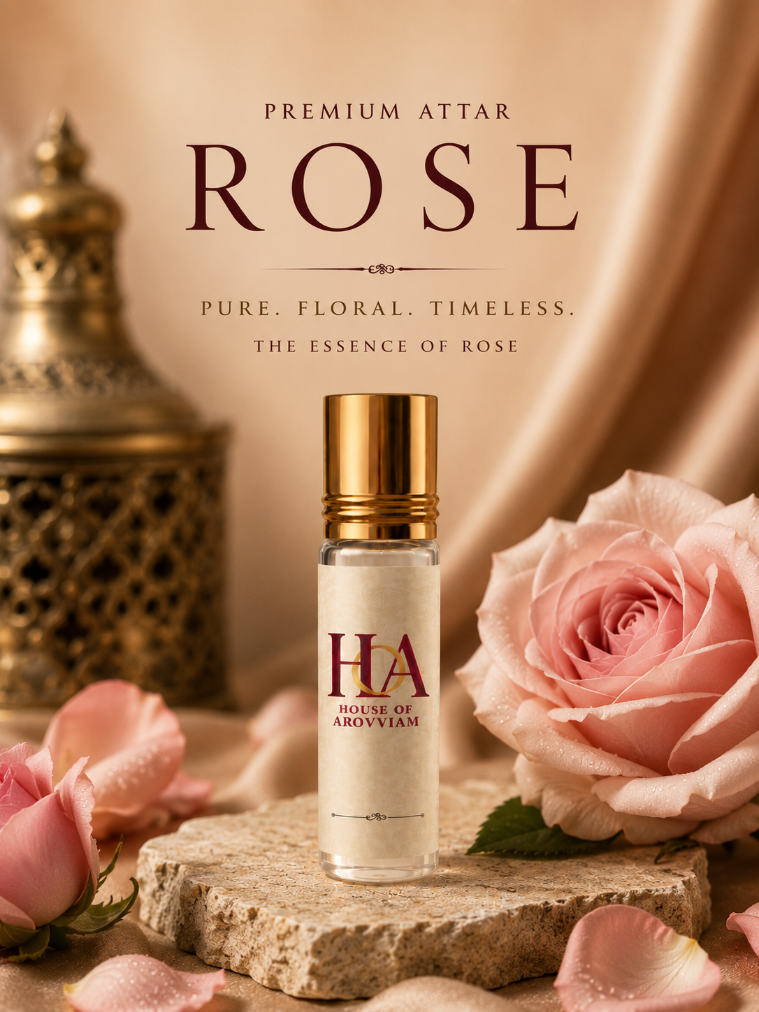 Rose Attar 8ml by House of Arovviam